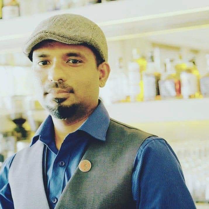 Elmago Subash Garnished cocktail